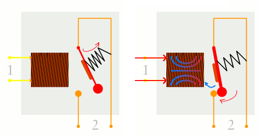 常開(kāi)和常閉繼電器如何使用一個(gè)電路打開(kāi)第二個(gè)電路，繼電器的工作電路圖？